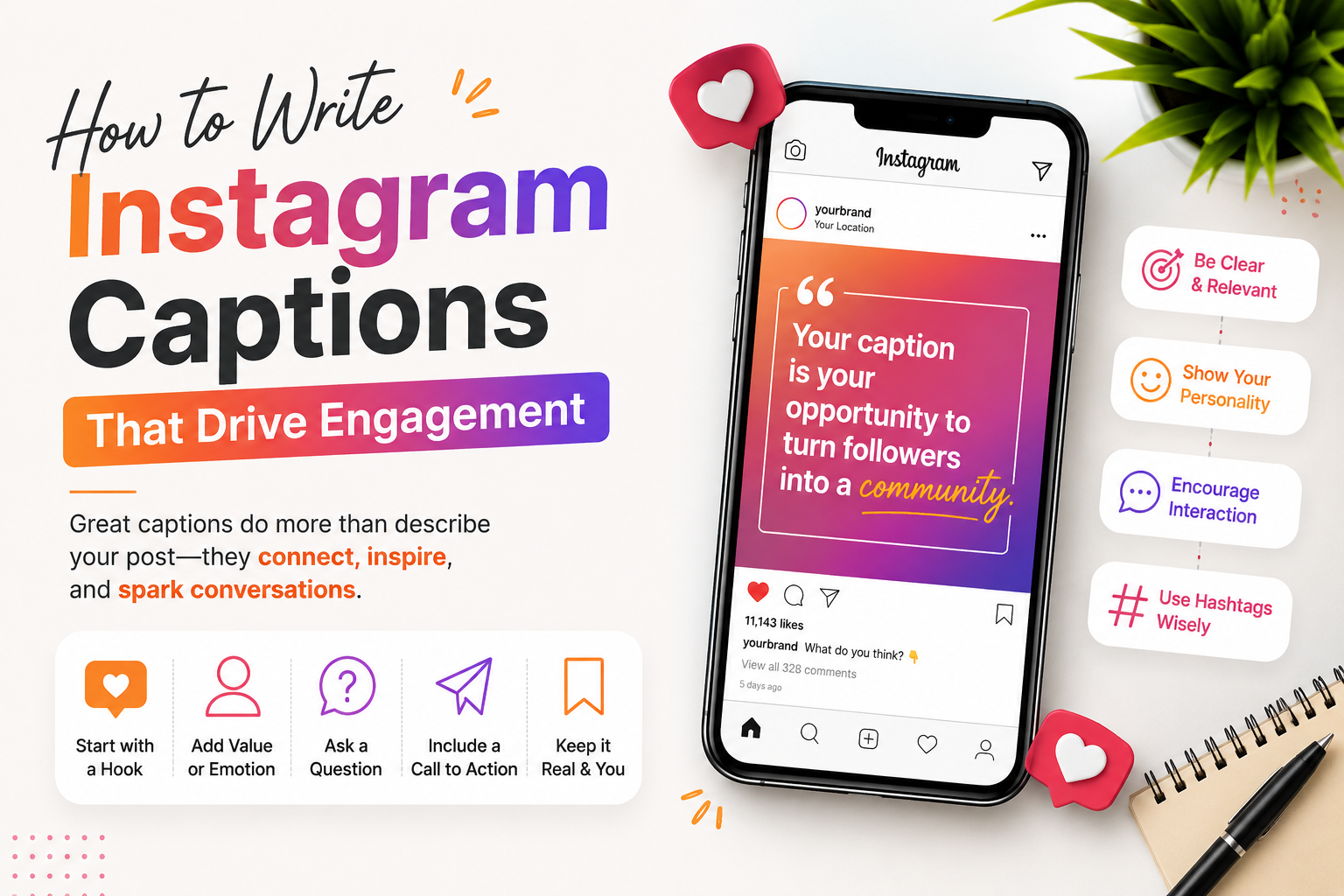 How to Write Instagram Captions That Drive Engagement